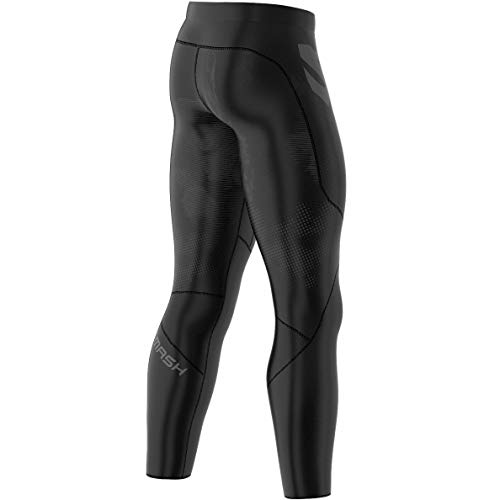 SMMASH Invisible Deportivo Largo Leggins Hombre, Pantalones Largo Deporte Dombre por un Gimnasio de Yoga Corrientes, Material Transpirable y Antibacteriano, Fabricada en la UE (L)