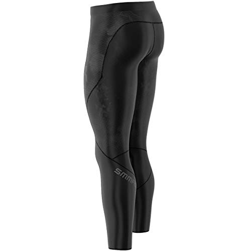 SMMASH Invisible Deportivo Largo Leggins Hombre, Pantalones Largo Deporte Dombre por un Gimnasio de Yoga Corrientes, Material Transpirable y Antibacteriano, Fabricada en la UE (L)