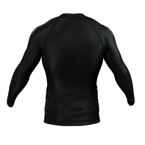 SMMASH Shadow Rashguard Hombre Manga Larga, Camisetas Hombre para MMA, Artes Marciales, Krav Maga, BJJ, K1, Karate, Material Transpirable y Antibacteriano, (S)