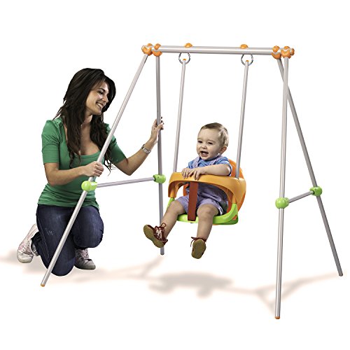 Smoby- Baby Swing Columpio bebé, 120 x 124 x 120 cm (Lysol 310046)