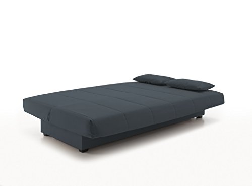 Sofa Cama Clic CLAC con ARCÓN DE ALMACENAJE Azul