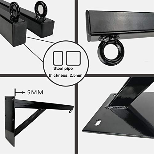 Soporte De Saco De Boxeo Bolsa de Boxeo Pesada Soporte de Pared montado en el Techo del Marco Anillos Bastidor de suspensión Bolsa de Arena Soporte for Gym Bar al Aire Libre Aptitud Boxeo SHIJINHAO