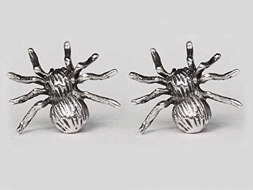 Sovats Pendientes Mujer Araña Plata Esterlina 925