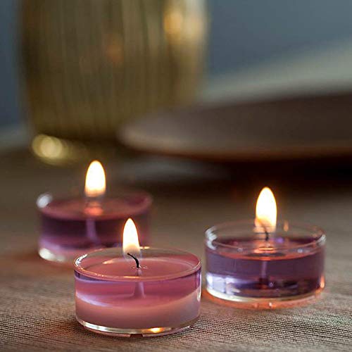 Spaas 24 velas aromáticas en vaso transparente, 4,5 horas, Secret Fantasy