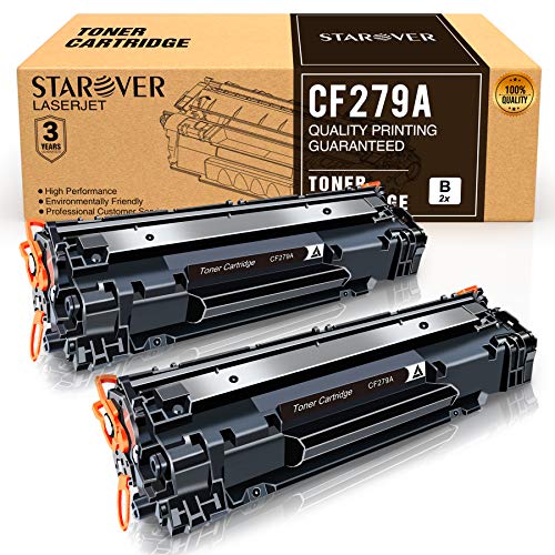 STAROVER Cartucho de Tóner Compatible Repuesto para HP 79A CF279A para HP LaserJet Pro MFP M26 M26nw M26a HP LaserJet Pro M12 M12w M12a Impresora (2 Negro)