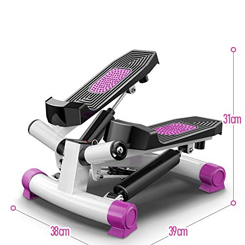 Stepper Free-Installation Silent Hydraulic Step Fitness Máquinas de Ejercicios Equipo Portátil de Escalera Giratoria con Cómodos Pedales