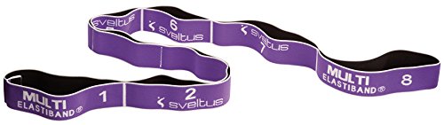 Sveltus 0133 - Cinta elástica de musculación, 15 kg, Color Violeta