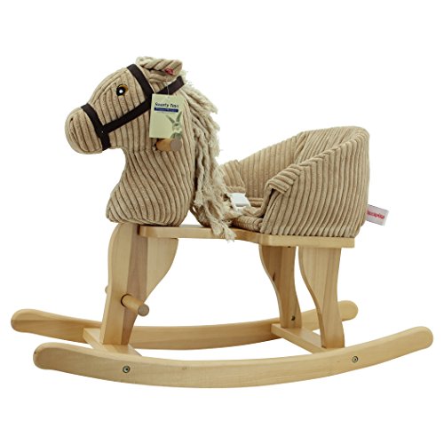 Sweety Toys 7080 cheval a bascule beige CORD