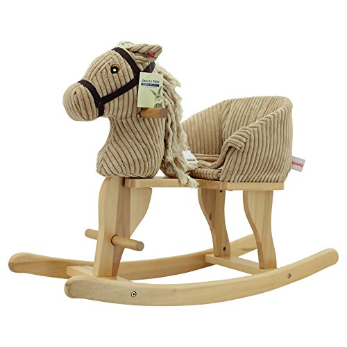 Sweety Toys 7080 cheval a bascule beige CORD