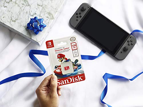 Tarjeta SanDisk microSDXC UHS-I para Nintendo Switch 128GB, Producto con Licencia de Nintendo