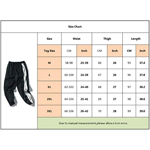 Tasty Life Pantalones De Chándal De Hip-Hop Unisex, Pantalones De Jogging Deportivos Casuales para Hombres, Ropa De Calle Urbana para Adolescentes Y Niños Pequeños, Elegantes Pantalone(L,Black)