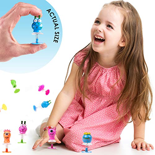 THE TWIDDLERS 36 Juguetes Monstruos Saltarines para Niños| Pequeño Juguete Divertido para Infantiles Pequeños Regalos Regalar Rellenos Bolsas Fiesta Cumpleaños Piñatas Calcetines Navidad Premios.