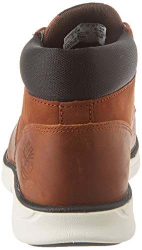 Timberland Bradstreet Leather Sensorflex', Botas Chukka Hombre, Marrón MD Brown Full Grain, 43 EU