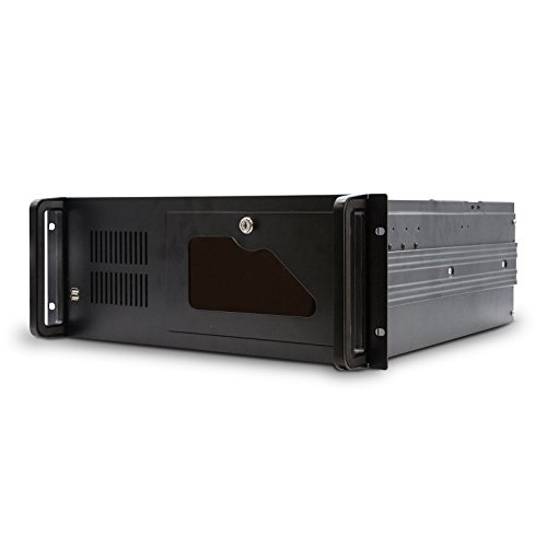 Tooq rack-406n - Caja para Ordenador (para Rack de 19", Formato ATX Cierre Frontal con Llave, 2 x USB 2.0).