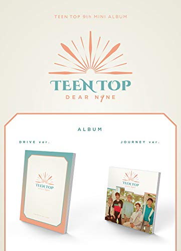 Top Media Dear.N9NE Journey - Camiseta de Manga Larga (9th Mini Album) CD+88p Photobook+Clear Photocard+1Photo Seal+Folded Poster