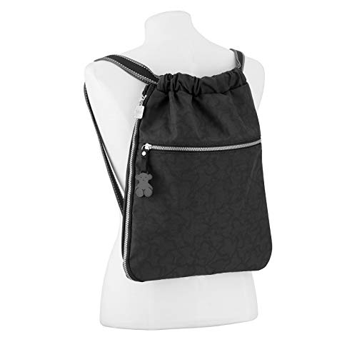 Tous Caine Kaos N, Bolso Mochila para Mujer, Multicolor (Antracita/Negro 295810275), 33x38x6 cm (W x H x L)