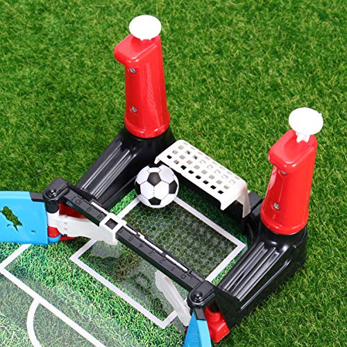 TOYANDONA 1Pc Mini Soccer Football Machine Finger Battle Juego de Fútbol Atlético Interactivo Juguetes Deportivos de Escritorio para Niños Pequeños