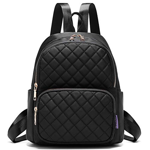 Travistar Mochila para Mujer Bolso de Hombro Nylon Impermeable Bolso Escolar Informal Mochilas para Mujer Mochila pequeña Mochila antirrobo