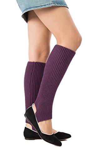 Tukistore Mujeres Chicas Calcetines Largos de Yoga Largos Calcetines Deportivos de Ganchillo Cubierta de Botas croché Calcetines Largos de Arranque para Danza, Yoga, Pilates y Fitness