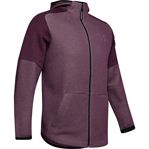 Under Armour Sudadera con Cremallera Completa UA Unstoppable Move Light Chaqueta, Purple, XS para Hombre