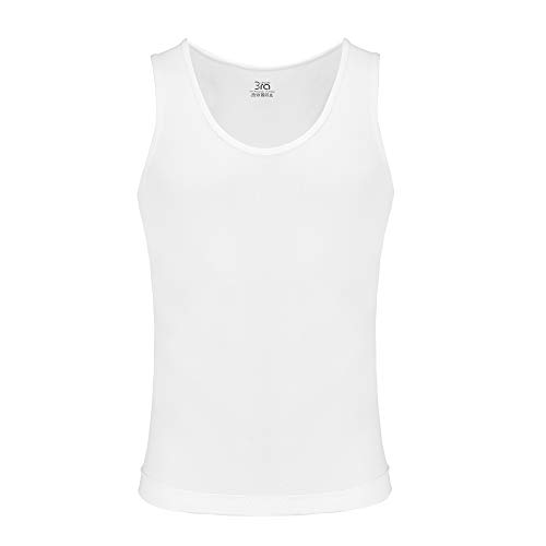 UnsichtBra Camiseta de Compresión | Ropa Interior Adelgazante Moldeadora Hombre (sw_7100)(Blanco, XXL)