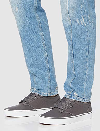 Vans Atwood, Sneaker Hombre, Gris (Canvas Pewter/White 4WV), 42 EU