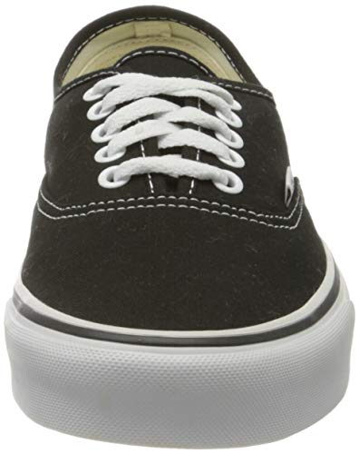 Vans Authentic, Zapatillas de Tela Unisex, Negro (Black/White), 44 EU