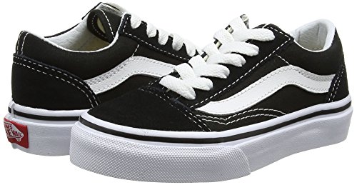 VANS Old Skool, Zapatillas Unisex niños, Negro (Black/True White 6Bt), 33 EU