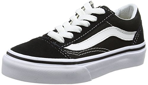 VANS Old Skool, Zapatillas Unisex niños, Negro (Black/True White 6Bt), 33 EU