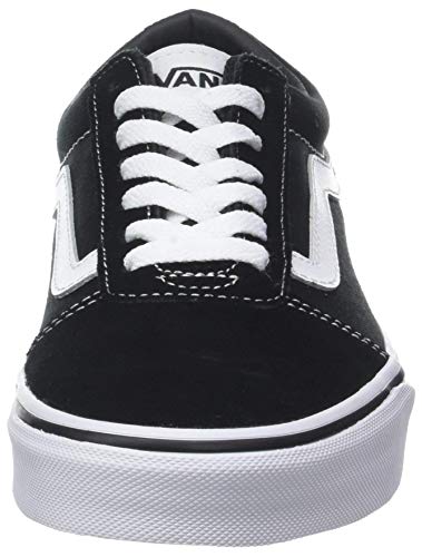 Vans Ward Canvas, Zapatillas Hombre, Negro ((Suede/Canvas) Black/White C4R), 40 EU