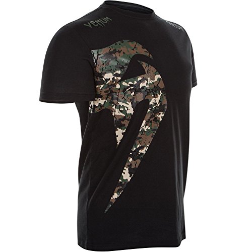 Venum Giant Camiseta, Hombre, Negro/Camuflaje, M