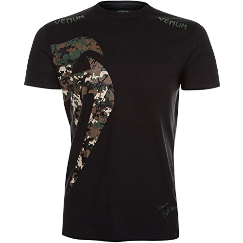 Venum Giant Camiseta, Hombre, Negro/Camuflaje, M