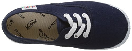 Victoria Inglesa Lona, Zapatillas Unisex Niños, Azul Marino, 26 EU