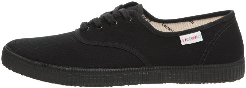 victoria - Zapatillas de deporte de tela para mujer, Negro, 39