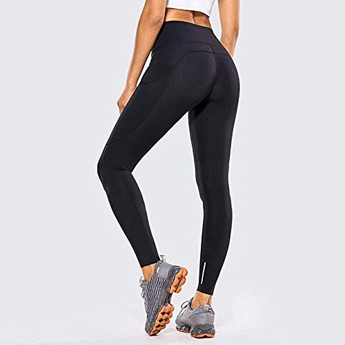 VJGOAL Pantalones de Yoga de Cintura Alta para Mujer Leggings de Secado rápido de Color sólido Informal Medias elásticas Gimnasio Corriendo Gimnasio Pantalones Deportivos con Bolsillos