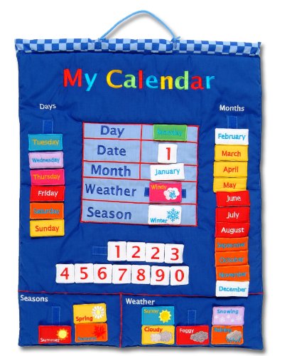 Wallhangings - Calendario de tela para pared (en inglés) , color/modelo surtido