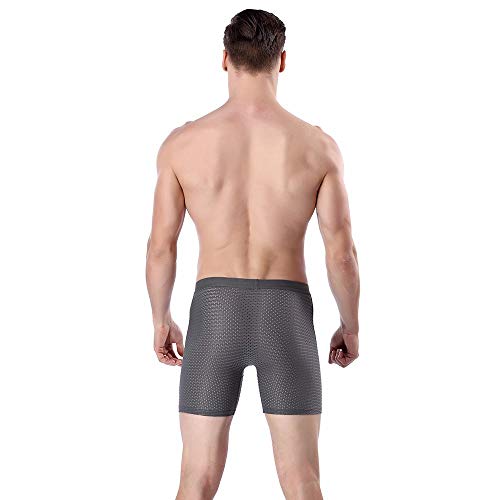 waotier Bóxers Ajustados Calzoncillos Boxer para Hombre Trunks Ropa Interior Ropa Interior para Deporte Respirable Resistentes al Olor Shorts Bulge Pouch Modal Underpants