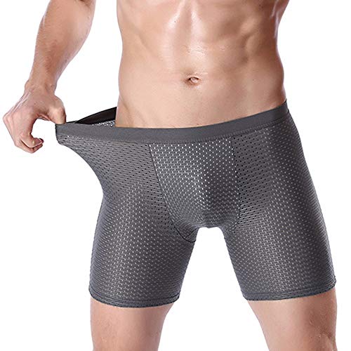 waotier Bóxers Ajustados Calzoncillos Boxer para Hombre Trunks Ropa Interior Ropa Interior para Deporte Respirable Resistentes al Olor Shorts Bulge Pouch Modal Underpants