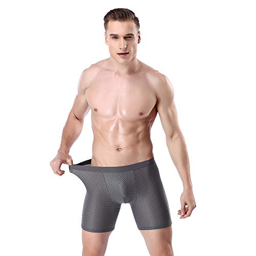 waotier Bóxers Ajustados Calzoncillos Boxer para Hombre Trunks Ropa Interior Ropa Interior para Deporte Respirable Resistentes al Olor Shorts Bulge Pouch Modal Underpants