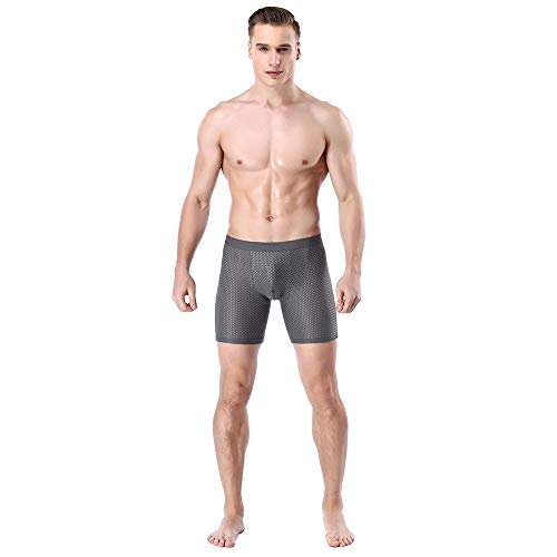 waotier Bóxers Ajustados Calzoncillos Boxer para Hombre Trunks Ropa Interior Ropa Interior para Deporte Respirable Resistentes al Olor Shorts Bulge Pouch Modal Underpants