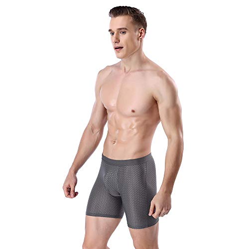 waotier Bóxers Ajustados Calzoncillos Boxer para Hombre Trunks Ropa Interior Ropa Interior para Deporte Respirable Resistentes al Olor Shorts Bulge Pouch Modal Underpants