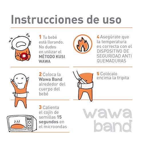 Wawa Band. Cinturón anticólicos 0-3 meses (rosa)