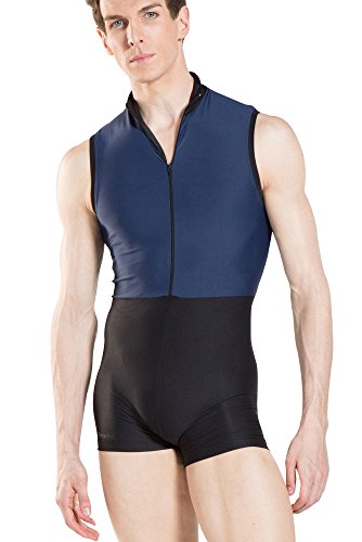 Wear Moi Capr Mono Corto Hombre, Hombre, Color Noir/Marine, tamaño L