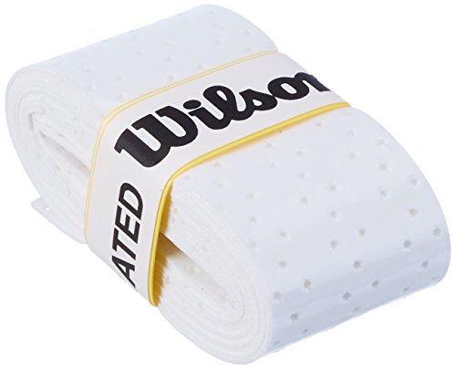 Wilson Pro Overgrip Perforated Empuñadura, 3 unidades, unisex, blanco