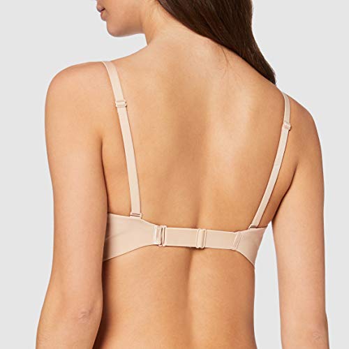 Wonderbra Ultimate Plunge, Sujetador con Escote Para Mujer, Beige (Skin), 90B (Talla fabricante: 90B)