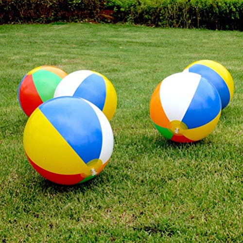 Xrten 12 Pcs Pelota de Playa niños, Pelota Hinchable 30 cm para la Piscina Playa ect