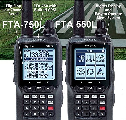 Yaesu FTA-750L Transceptor Banda Aerea 108-136, 200 Canales. VOR,ILS