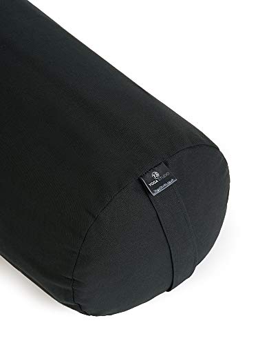 Yoga Studio YS/EU/Round/Ligh Black Bolsters Redondos para Yoga (Negro), Unisex Adulto, Normal