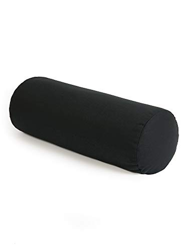 Yoga Studio YS/EU/Round/Ligh Black Bolsters Redondos para Yoga (Negro), Unisex Adulto, Normal