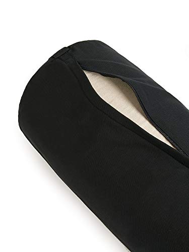 Yoga Studio YS/EU/Round/Ligh Black Bolsters Redondos para Yoga (Negro), Unisex Adulto, Normal